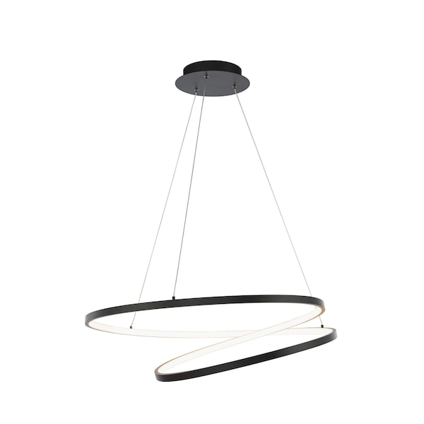 Dweled Marques 28in LED Pendant 3000K in Black PD-831 - main